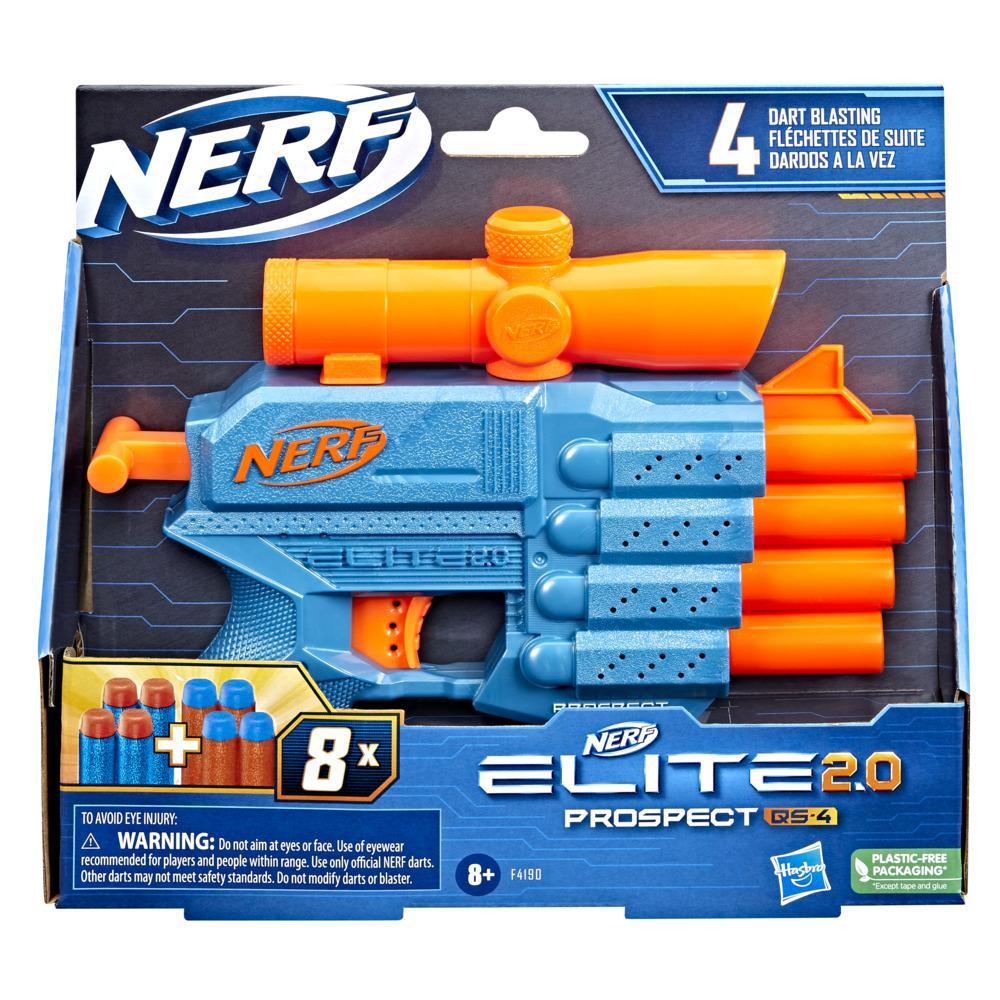 Nerf Elite 2.0 Prospect QS.4 With 8 Darts +8y