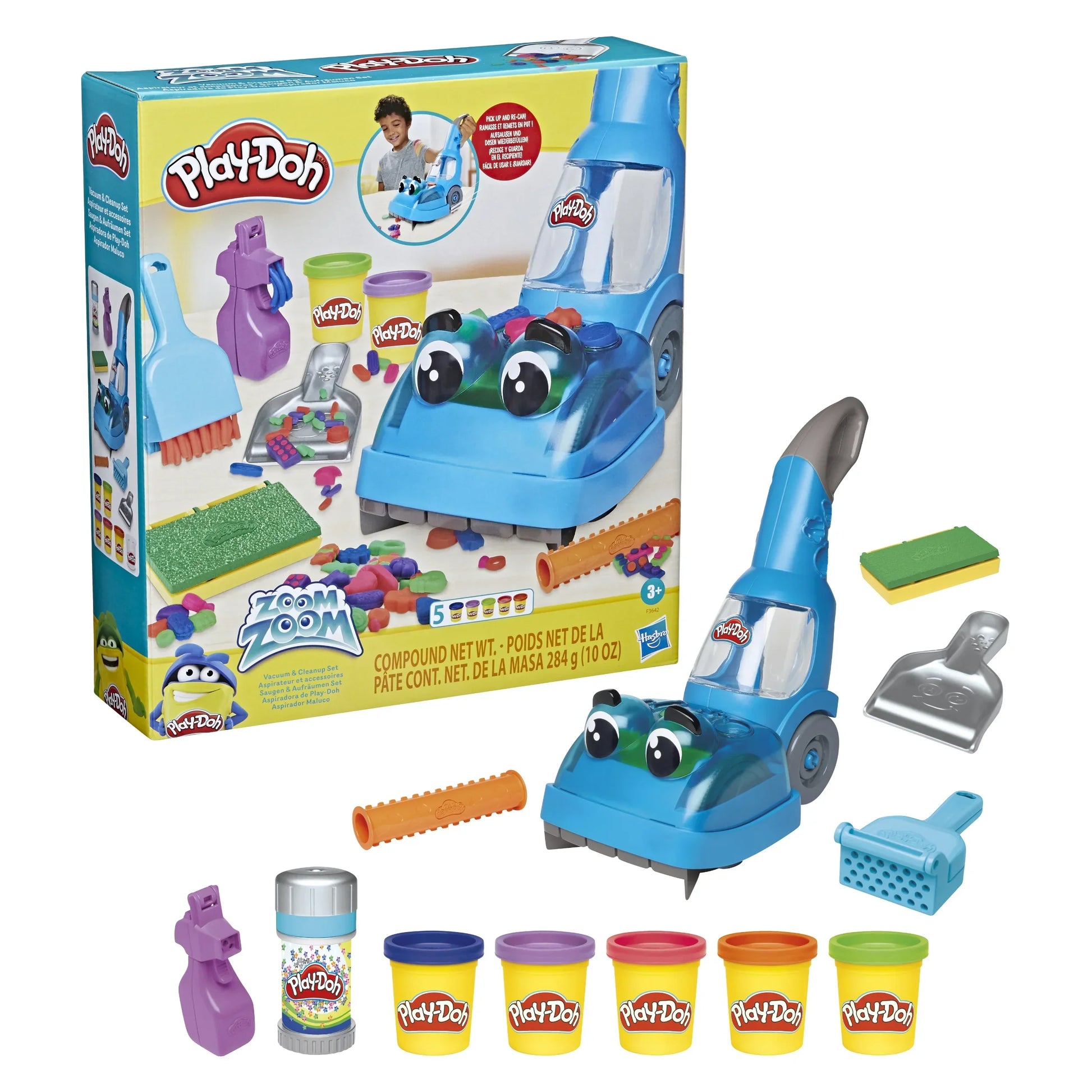 Play-Doh Vacuum & Cleanup Set, 3yrs+
