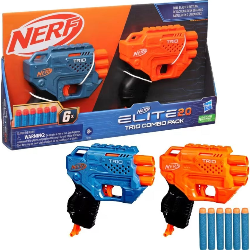 Nerf - Elite 2.0 - Trio Combo Pack & 6 Darts +8y