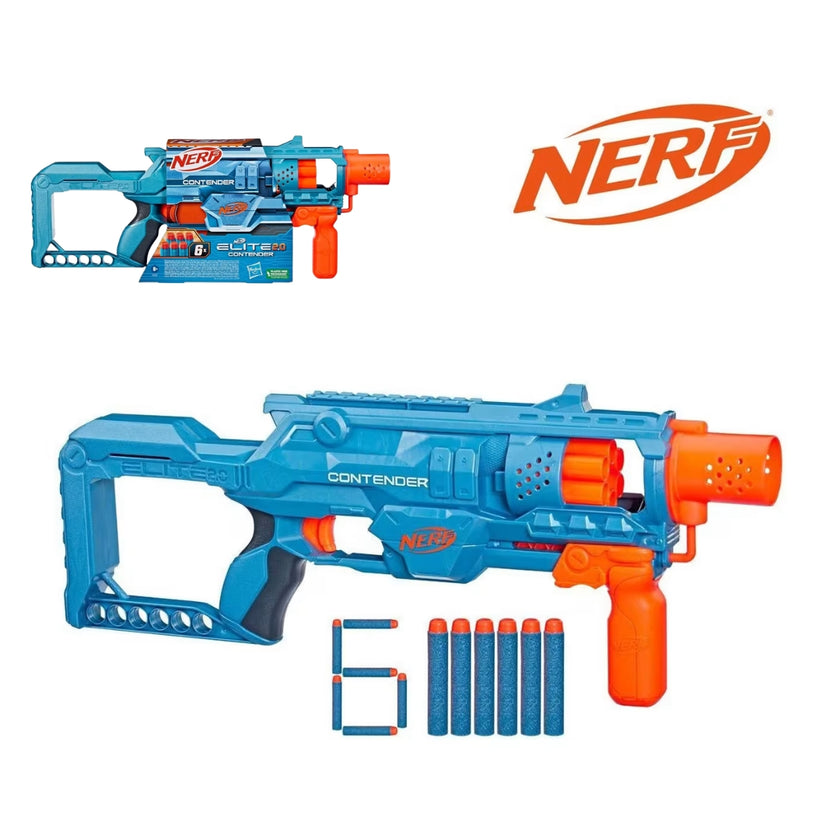 Nerf - Elite 2.0 - Contender & 6 Darts +8y