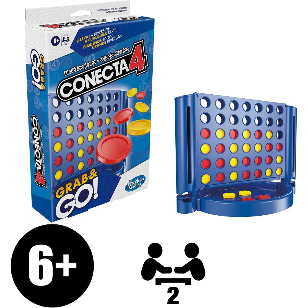 Hasbro - Grab & Go! - Connect 4 +6y