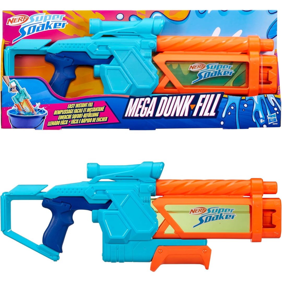 Nerf Super Soaker Mega Dunk Fill Water Gun