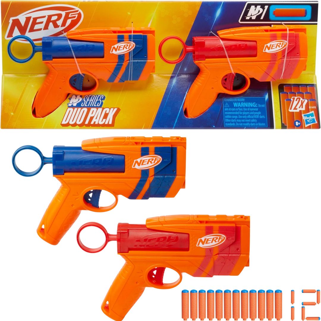 Nerf N Series Duo Pack With 12pcs Darts +8y