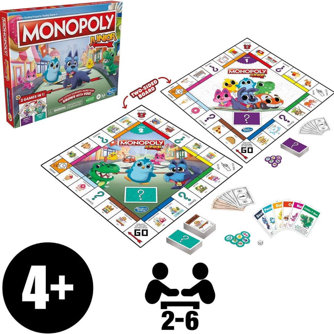 Hasbro - Monopoly - Junior +4y