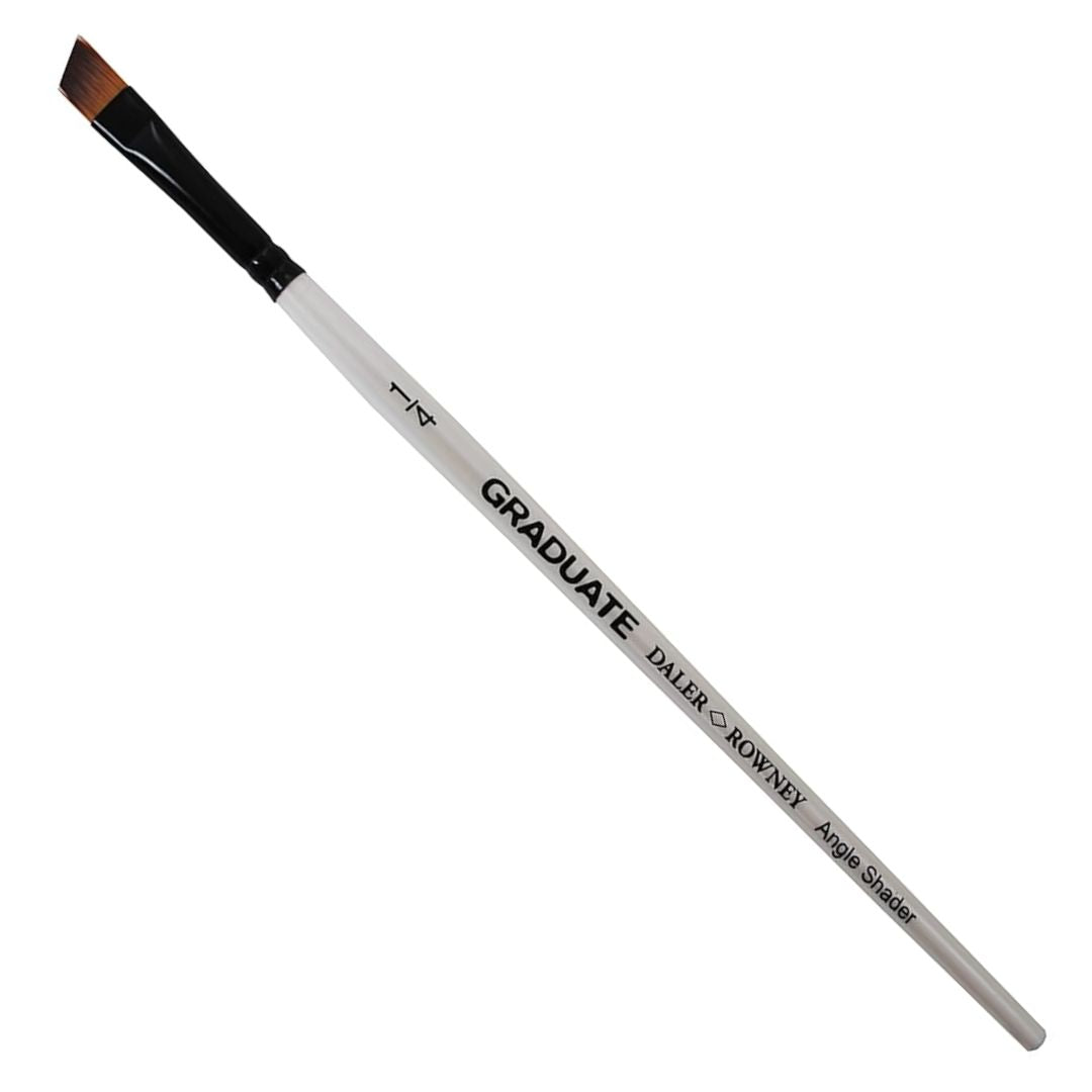 Daler-Rowney Graduate Synthetic Hair Brush - 1/4 Angle Shader