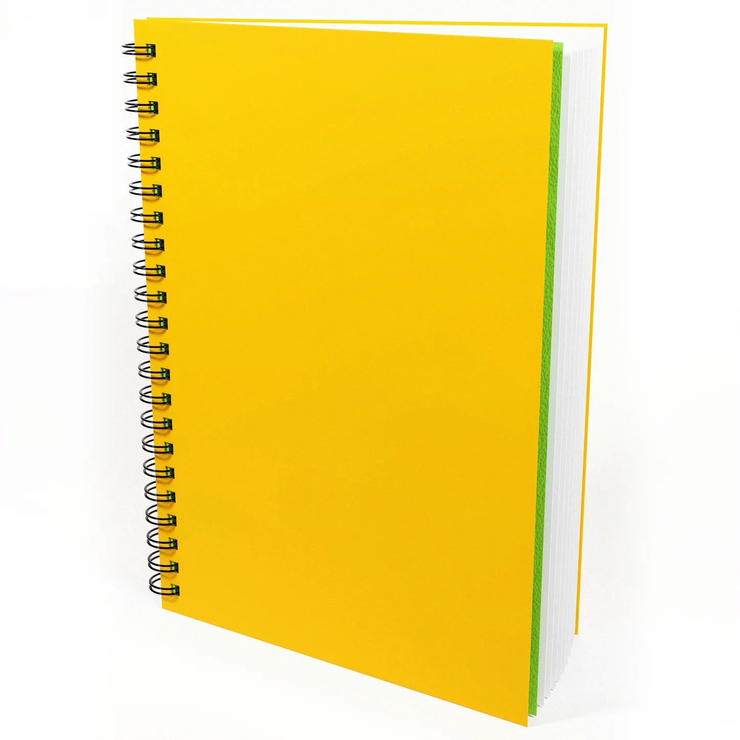 A4 Artgecko FLASHY Wirebound Sketchbook - All Media - Yellow Cover