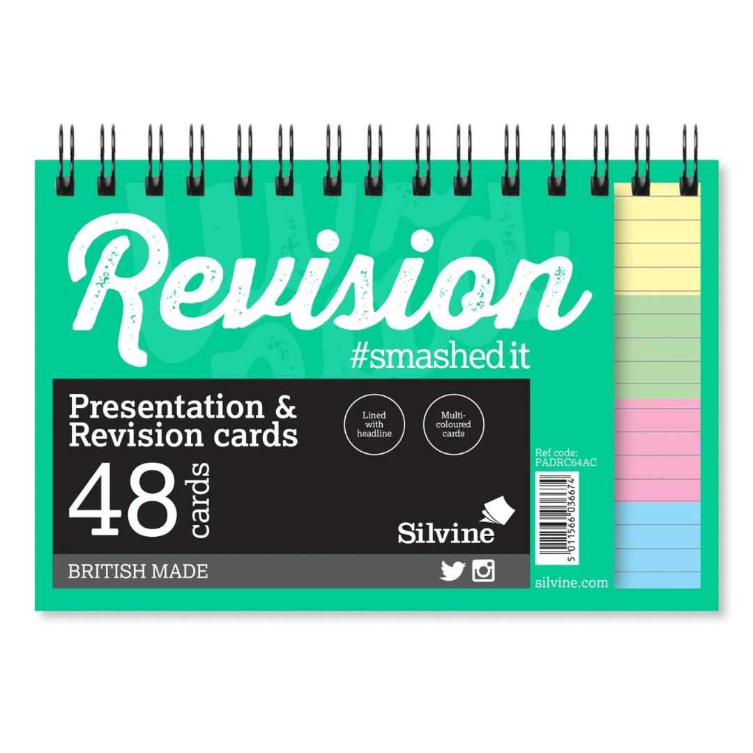 Silvine Spiral Revision 48 Cards