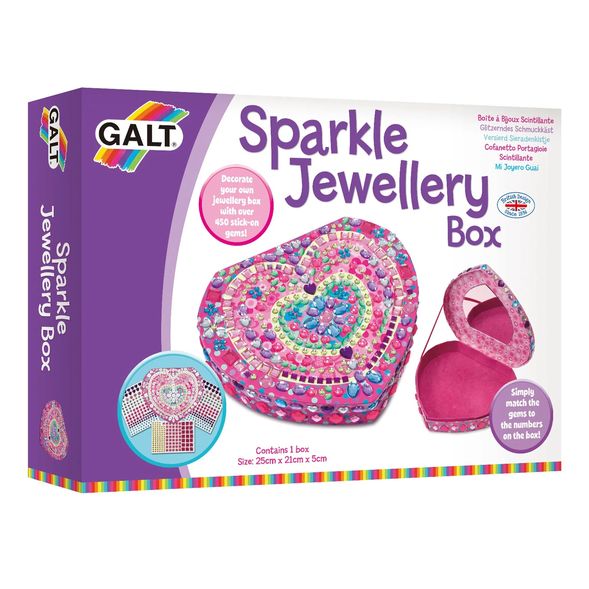 Galt Sparkle Jewellery Box 6yrs+