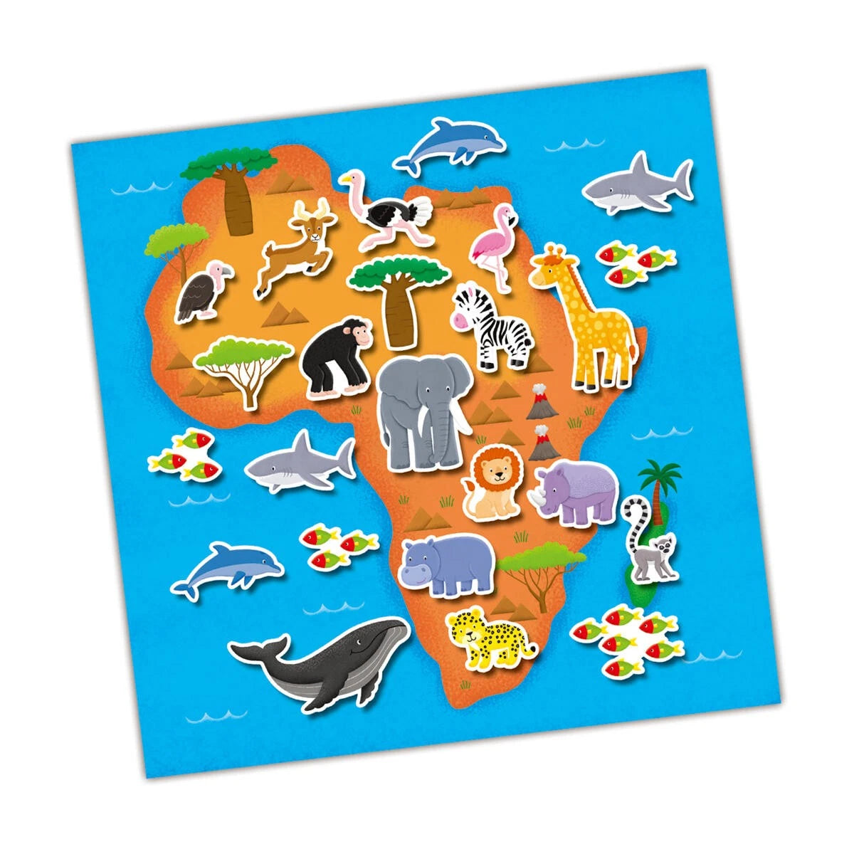 Galt Reusable Sticker Book - Maps