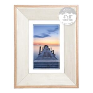 Two Tone Wooden Photo Frame 15x20cm