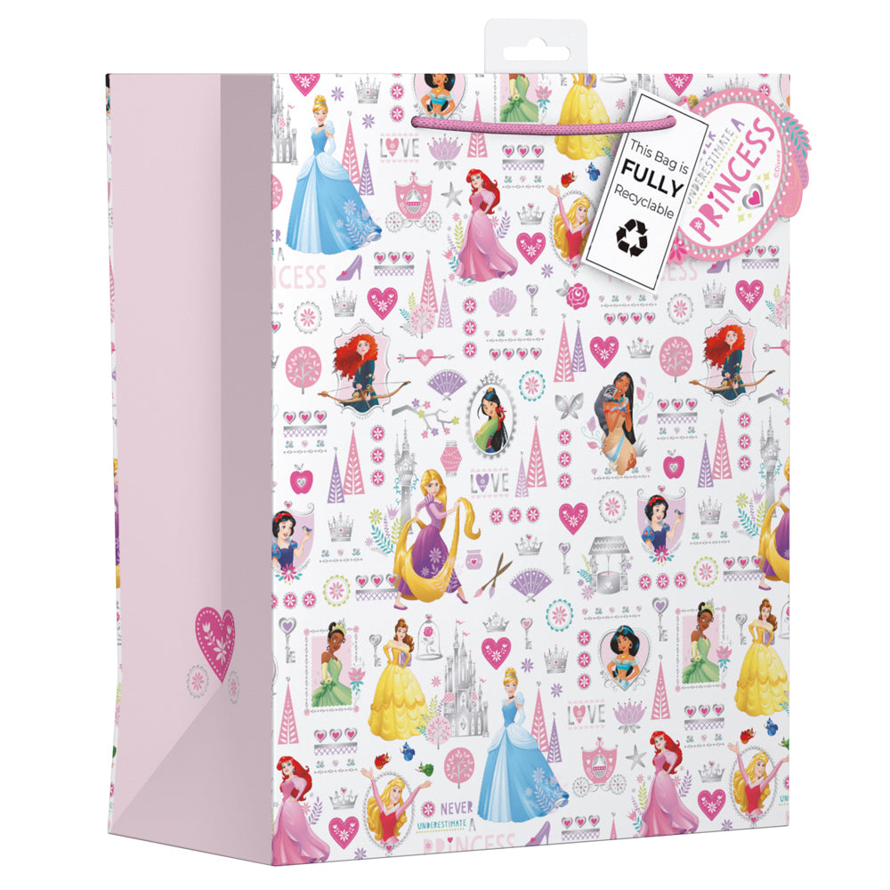 Disney Gift Bag Princess Medium 33 x 26.5cm