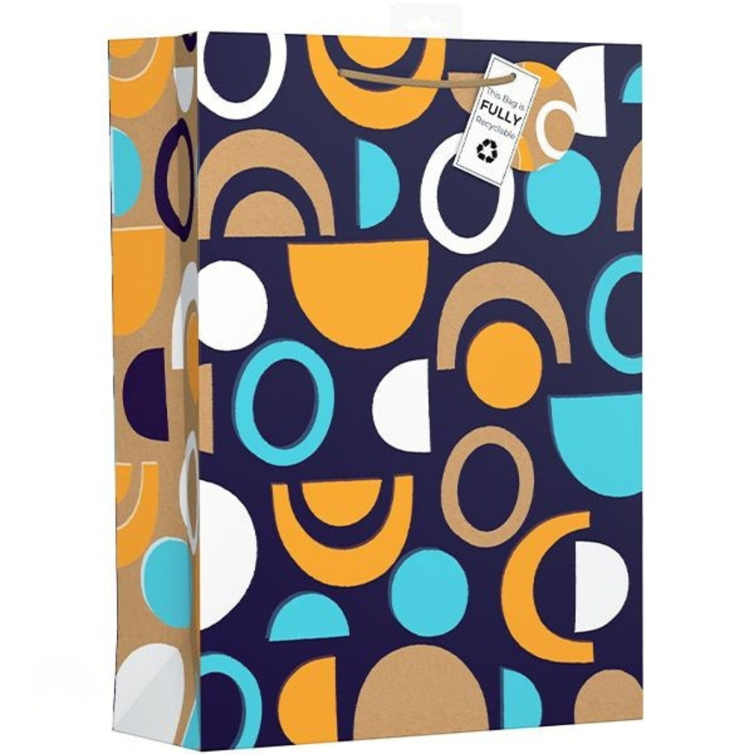 Giftmaker Gift Bag Large 46 x 33cm - Block Shapes