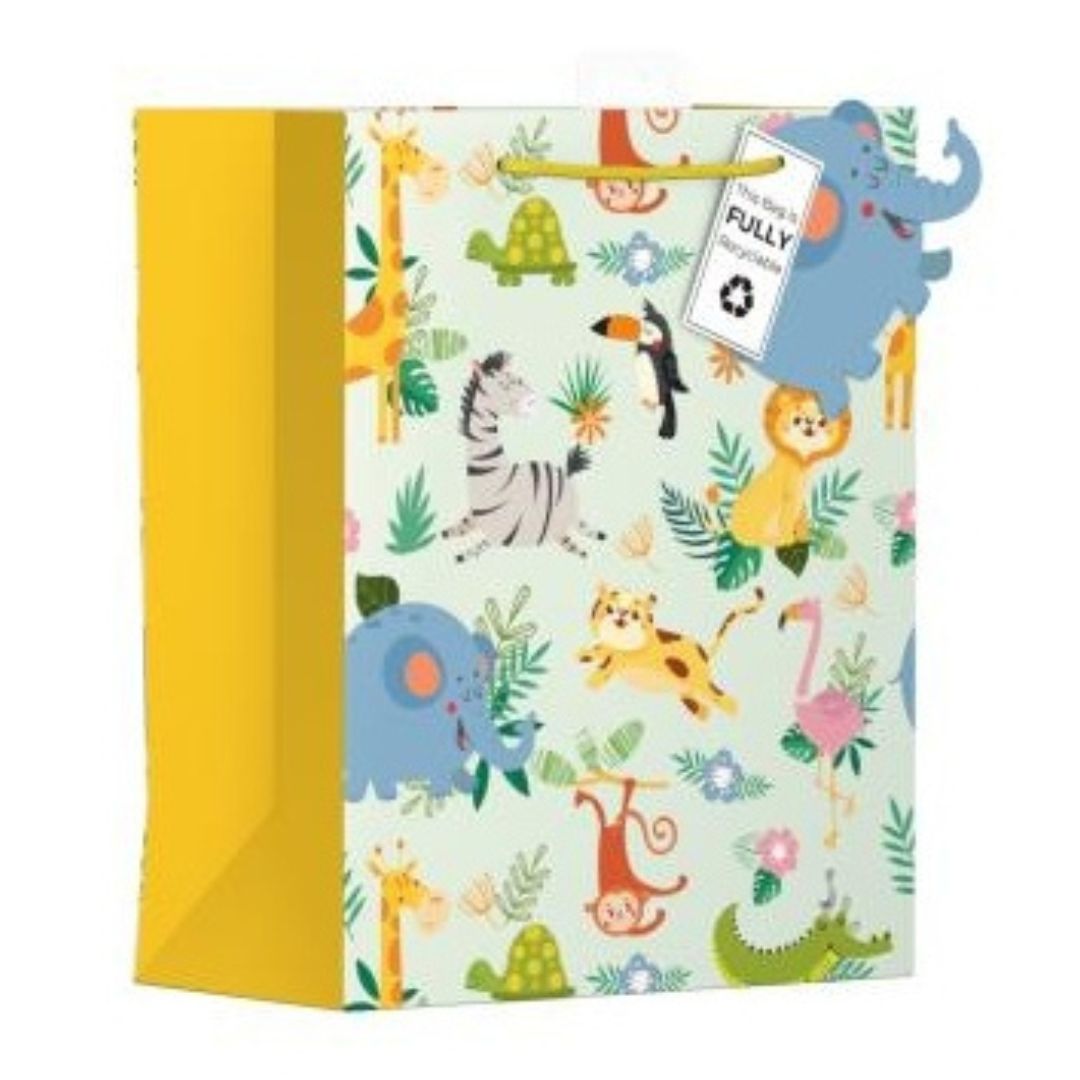 Gift Bag Safari Animals 33 x 27cm