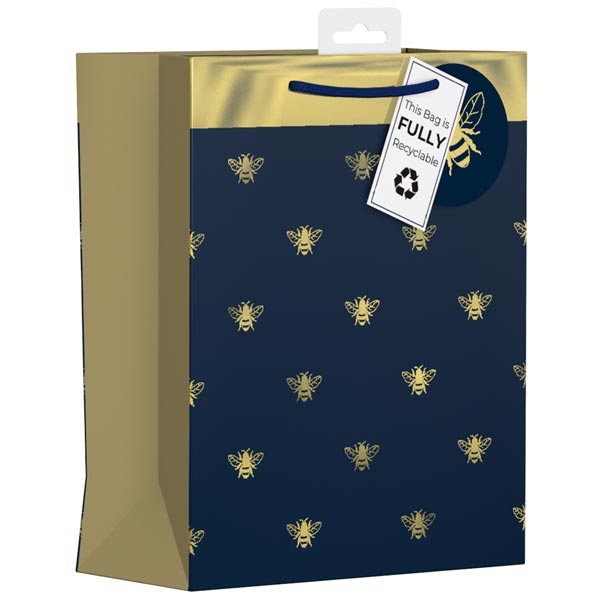 Giftmaker Gift Bag Busy Bees Medium 26.5 x 21.5cm