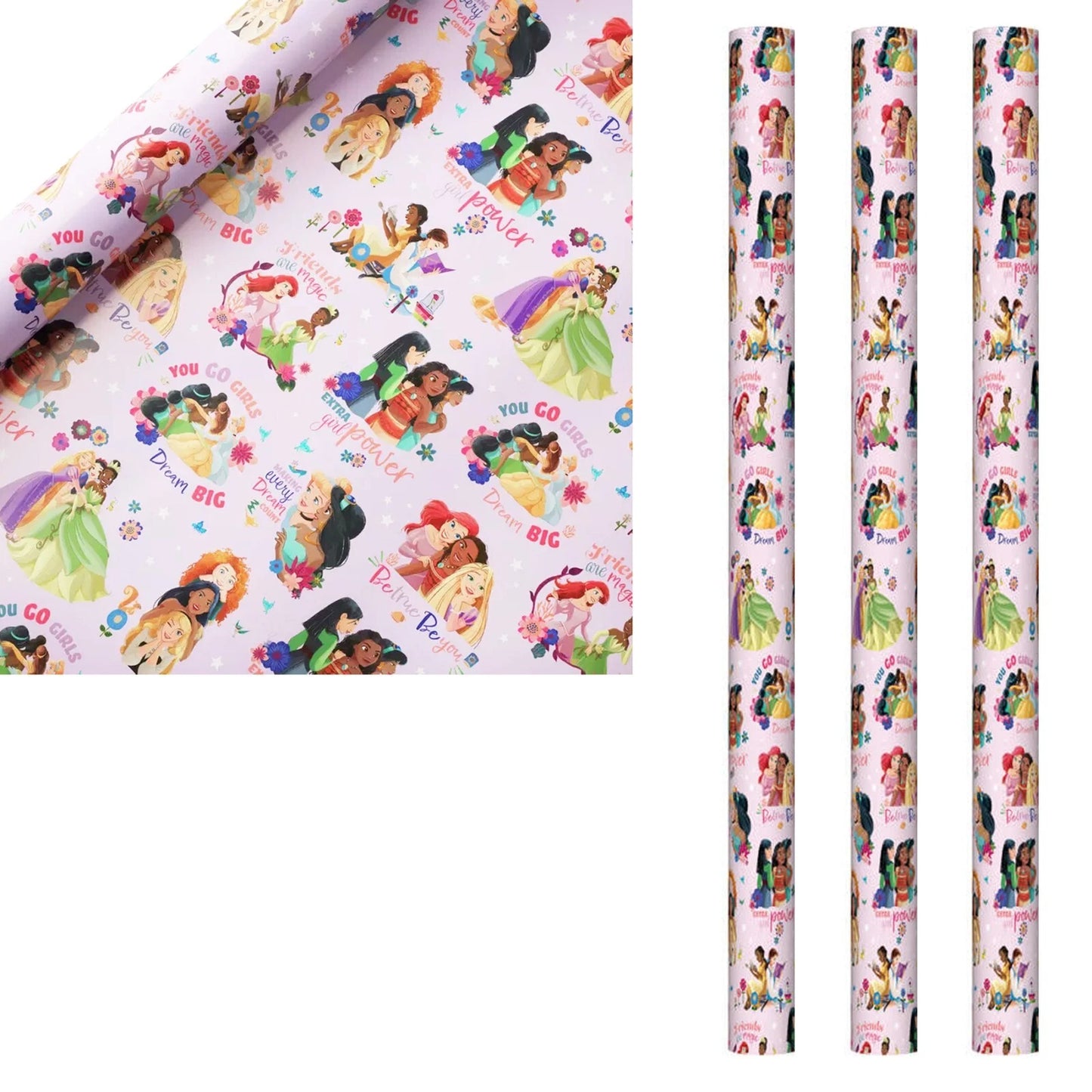 Disney Princess Wrapping Roll - 2m x 69cm