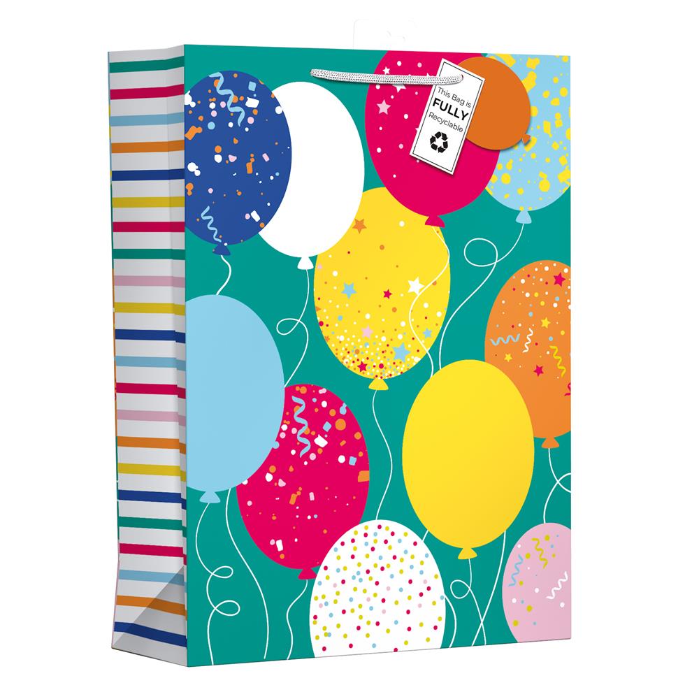 Giftmaker Gift Bag Balloons Large 46 x 33cm