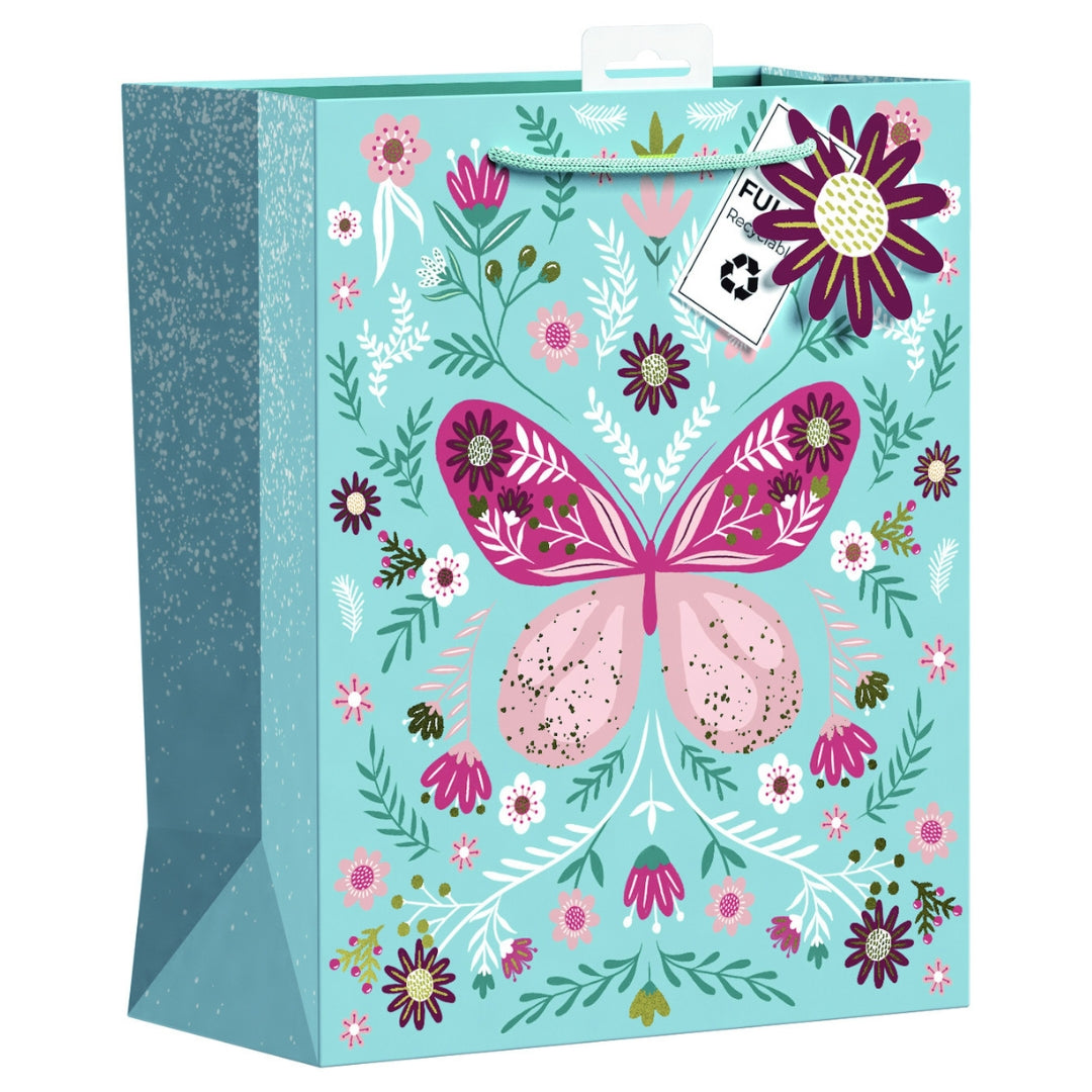 Giftmaker Gift Bag Large 46 x 33cm - Butterfly