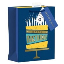 Giftmaker Gift Bag Happy Birthday Medium 33 x 26.5cm