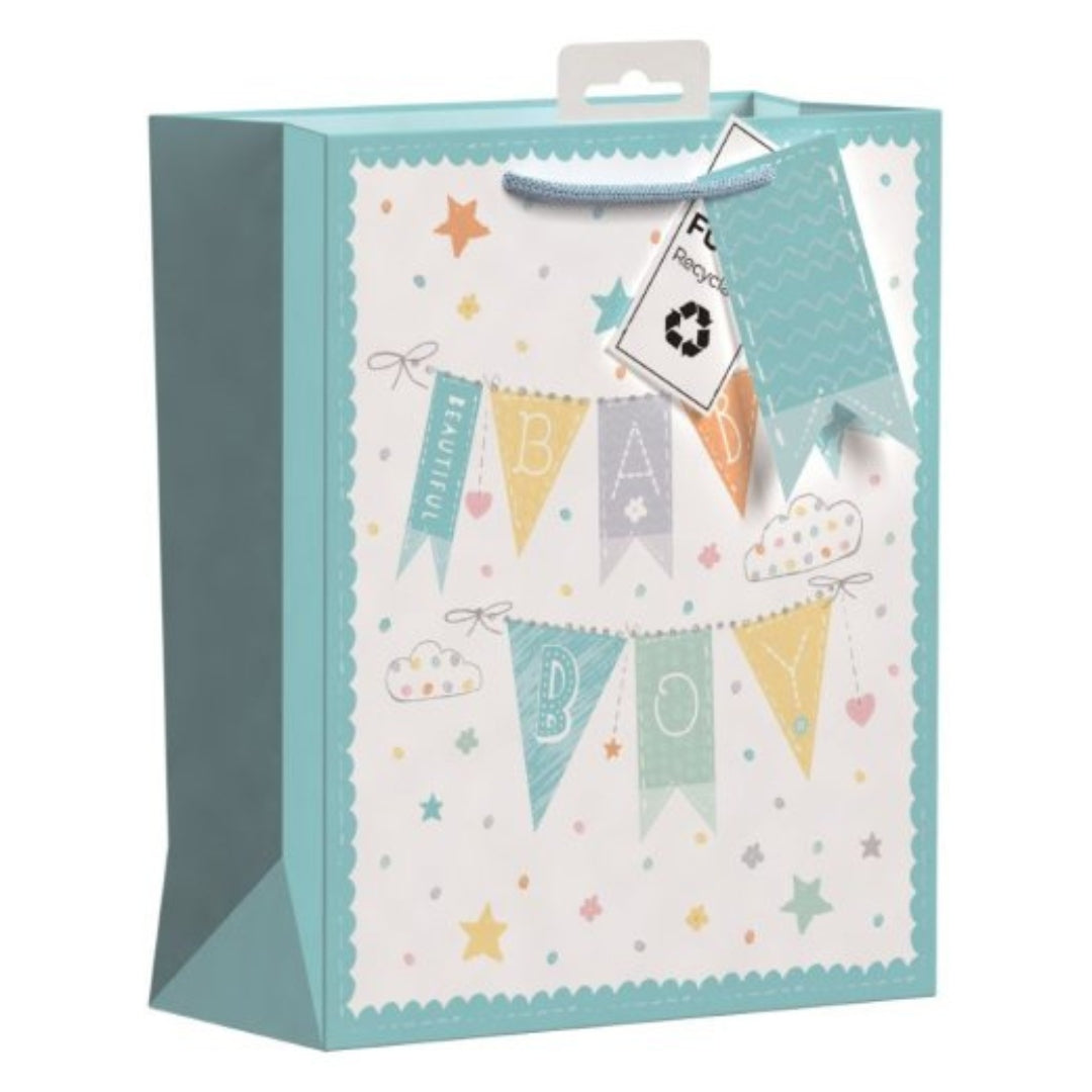 Giftmaker Gift Bag Medium 27 x 21cm - Baby Boy