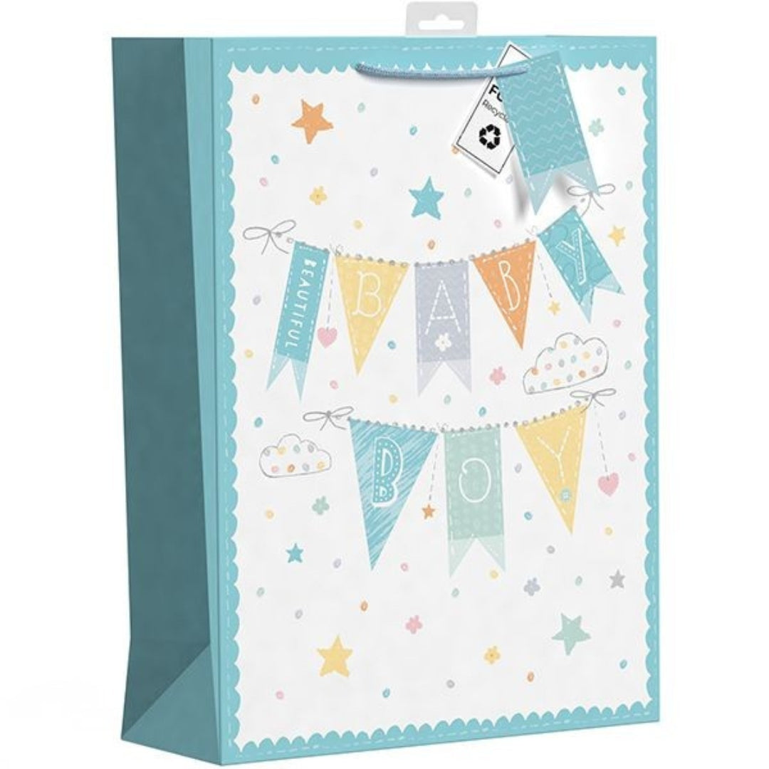 Giftmaker Gift Bag Large 46 x 33cm - Baby Boy