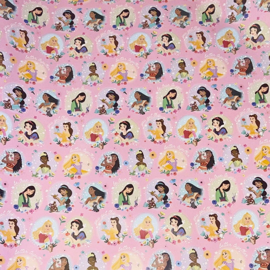 Giftmaker Gift Wrapping Paper Roll 0.69 x 2m - Disney - Princess