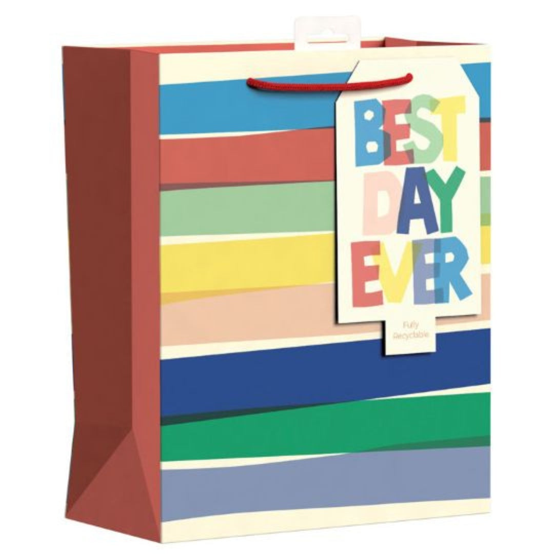 Giftmaker Gift Bag Medium 33 x 26.5cm - Best Day Ever