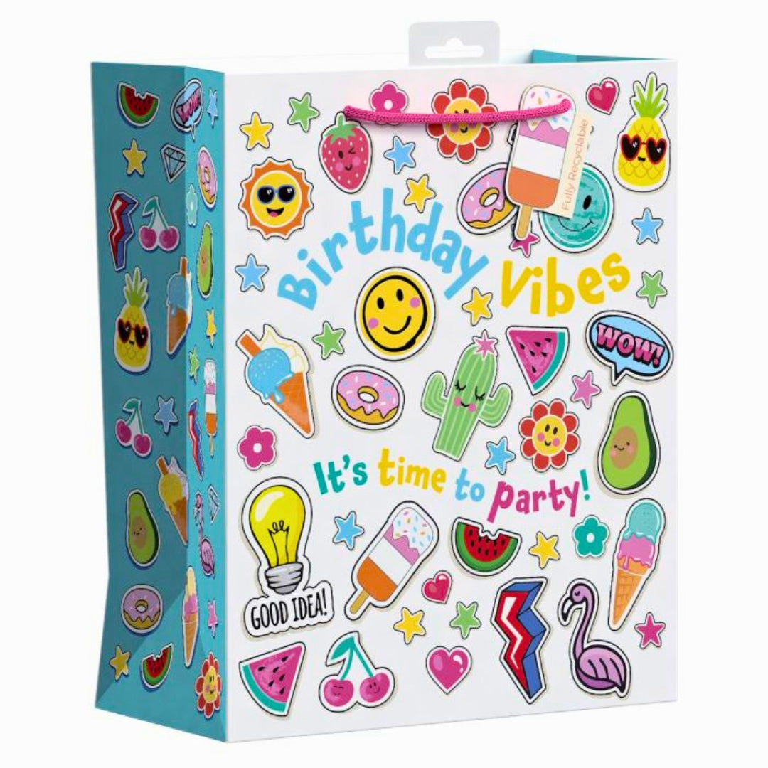 Giftmaker Gift Bag Medium 33 x 26.5cm - Birthday Vibes