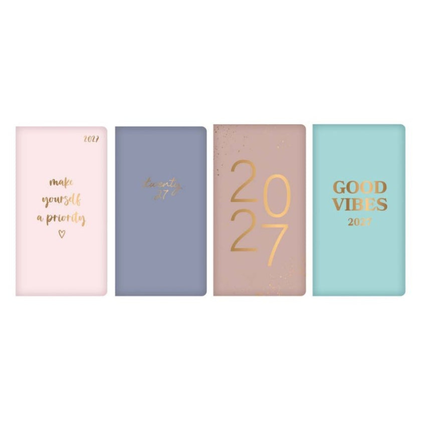 Slim Tallon Diary Week To View - 2027 - Fabric Fashion x 1pc Assortment