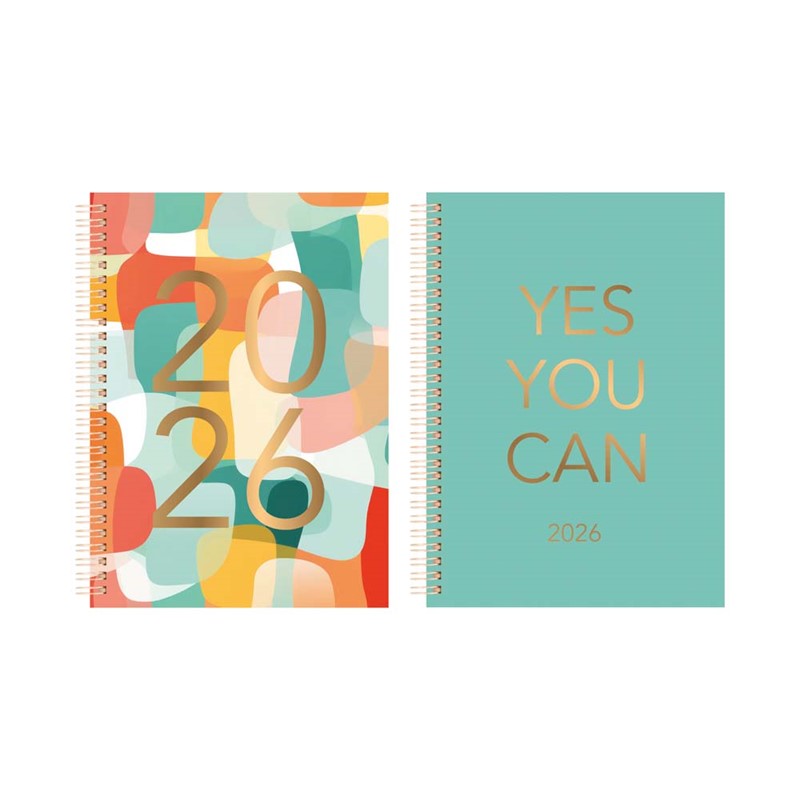 A5 Tallon Diary Week To View 2026 - Wiro x 1pc Assortment
