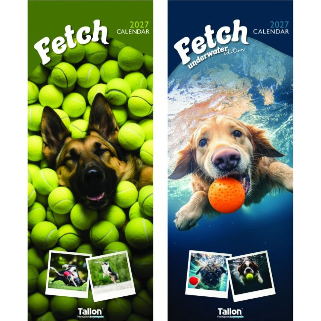 Super Slim Tallon Calendar - 2027 - Fetch x 1pc Assortment