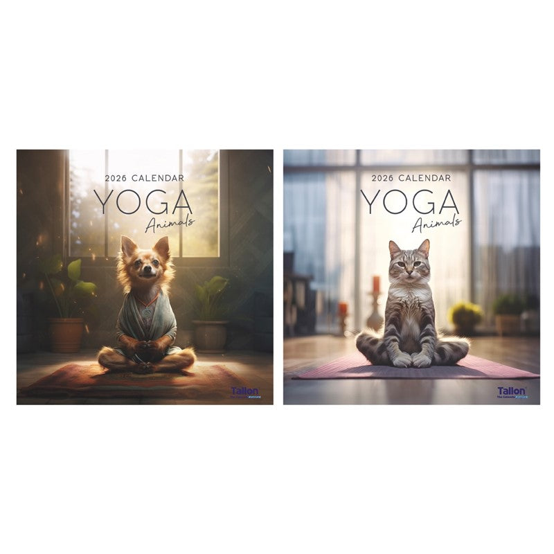 Tallon Calendar Square 2026 - Yoga x 1pc Assortment