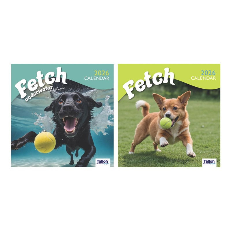 Tallon Calendar Square 2026 - Fetch x 1pc Assortment