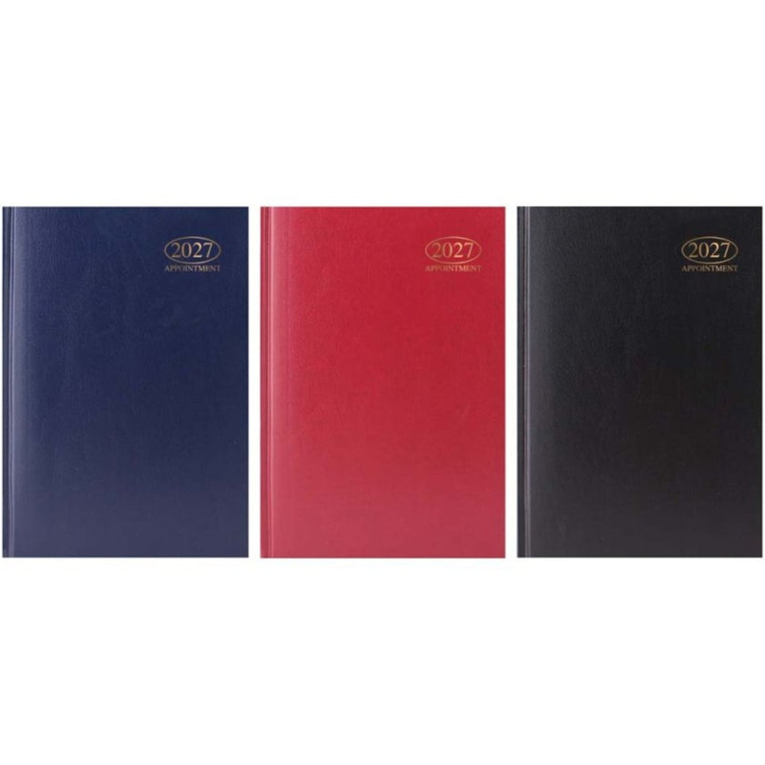 A5 Tallon Diary Day A Page - 2027 - Appointment x 1pc Assortment