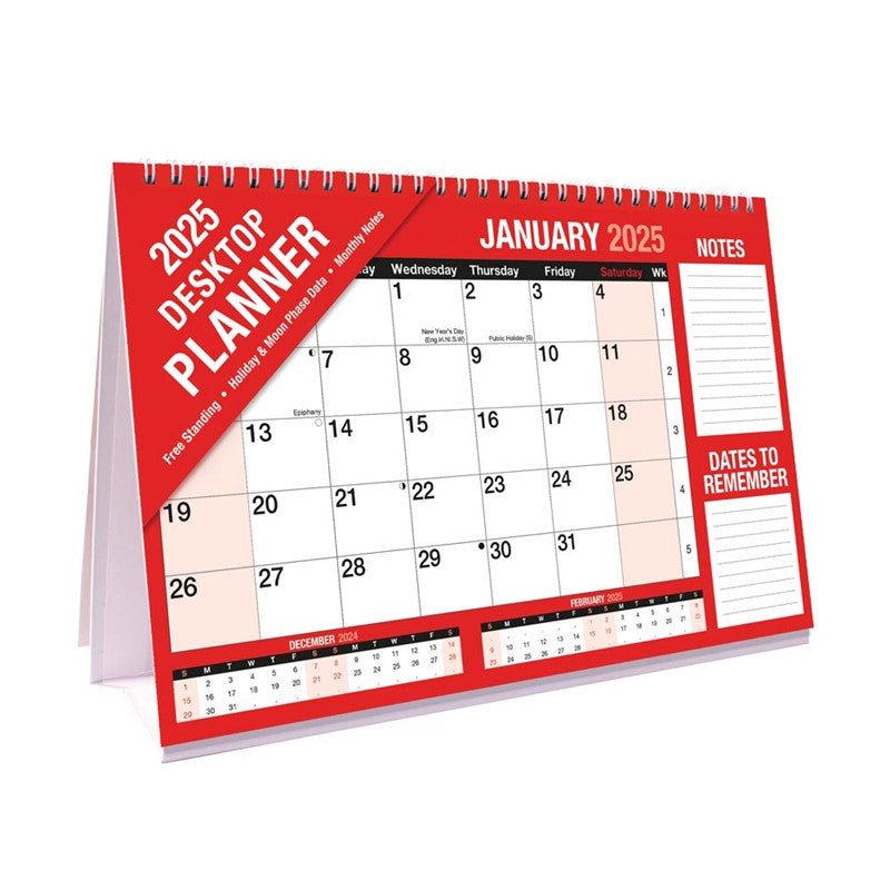 2025 Tallon Desktop Monthly Planner Calendar