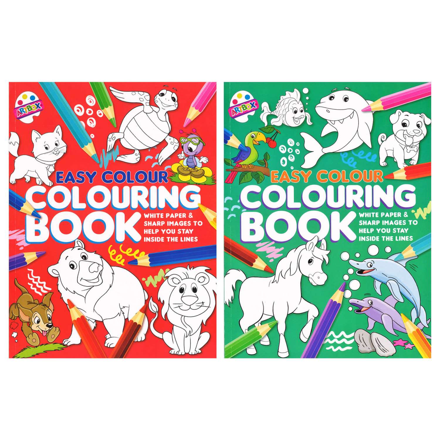 Tallon Easy Colour - Colouring Book x 1pc Assortment