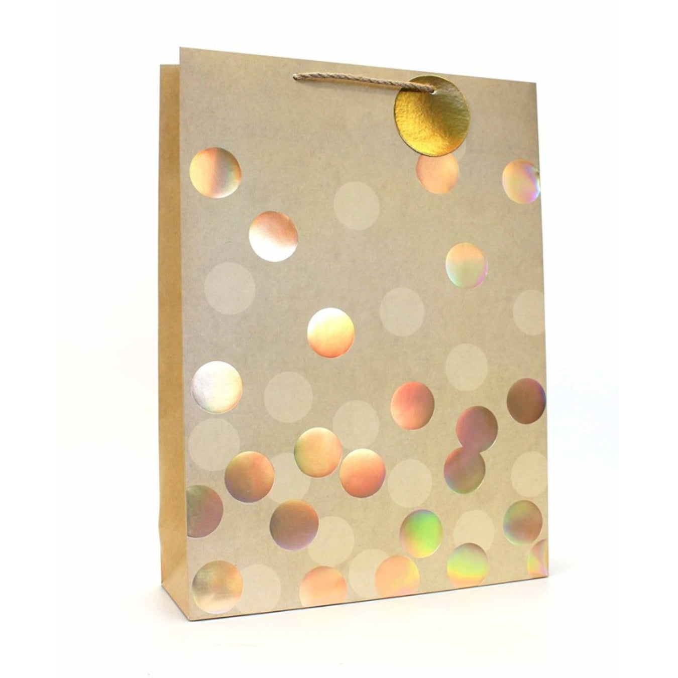 Tallon Gift Bag Large 44 x 32cm - Gold Dots
