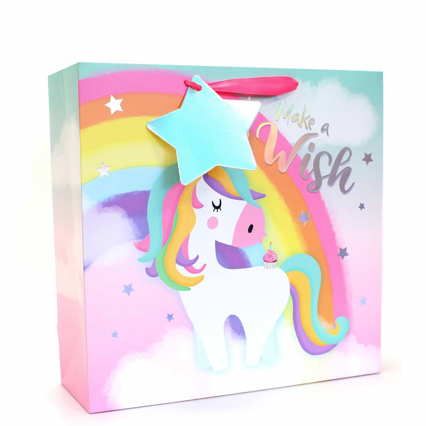 Tallon Gift Bag Large Square 32 x 32cm - Unicorn