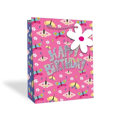Tallon Gift Bag Medium 32 x 26cm - Butterflies
