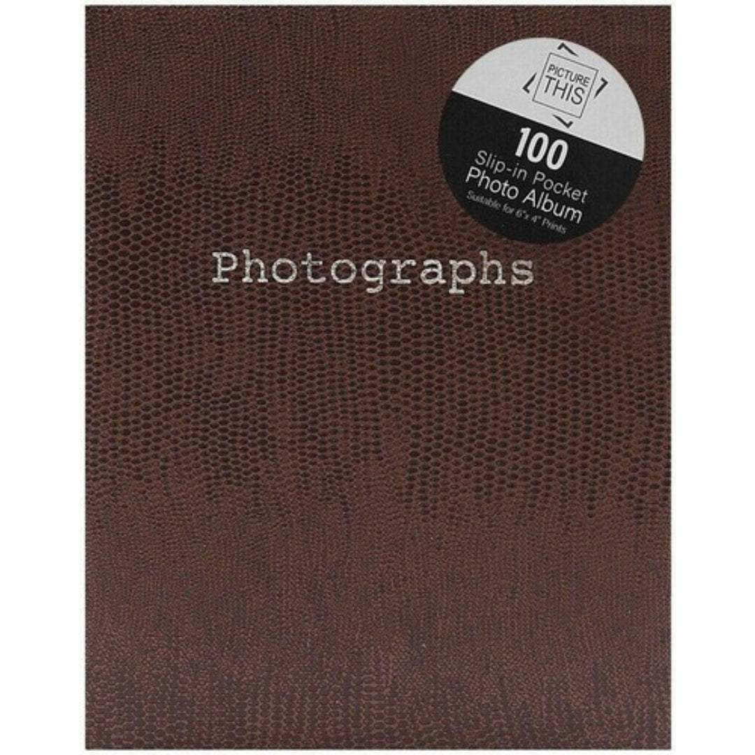 Tallon Slip-In Pocket Photo Album 100 Photos - 10 x 15cm - Snake
