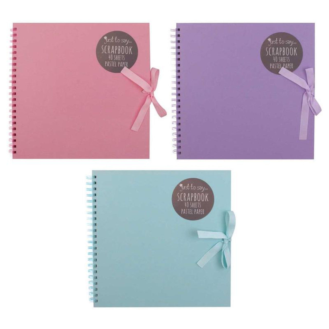 40 Sheets Kraft Paper Large Scrap Book - Pastel Pink (30x30cm) x1pc