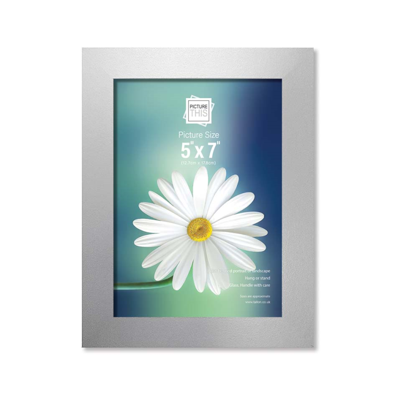 Tallon Silver Effect Photo Frame - 12.7 x 17.8cm (5" x 7")