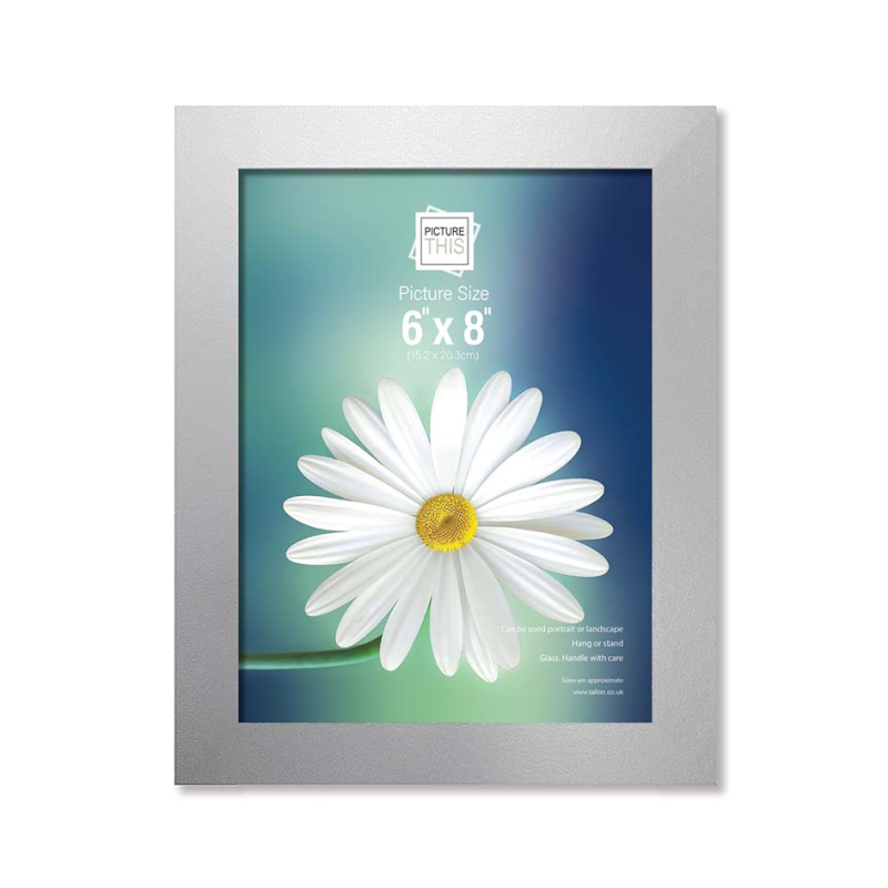 Tallon Silver Effect Photo Frame - 15.2 x 20.3cm (6" x 8")