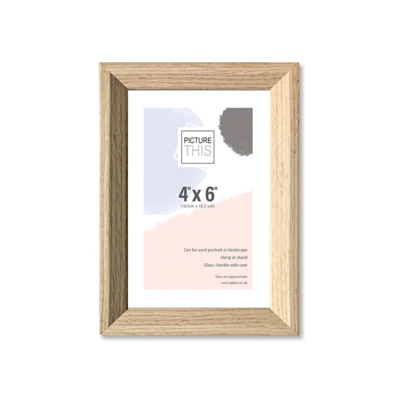 Tallon Wood Effect Photo Frame - 10.1 x 15.2cm (4" x 6")