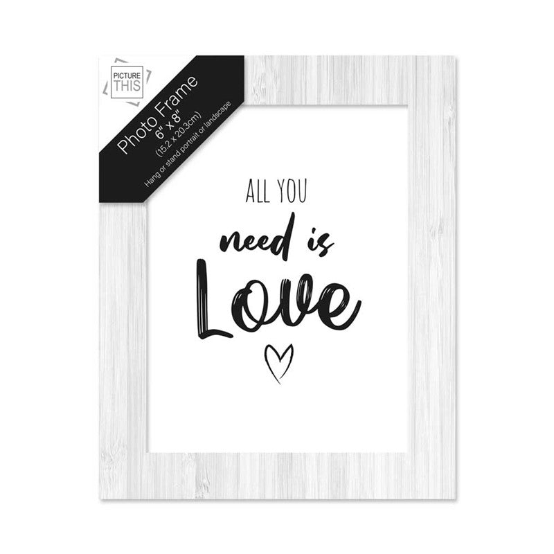 Tallon Grey Wash Photo Frame - Various Sizes