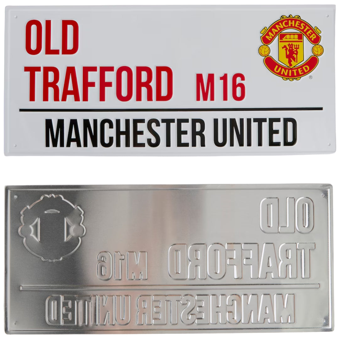 Manchester United FC Street Sign