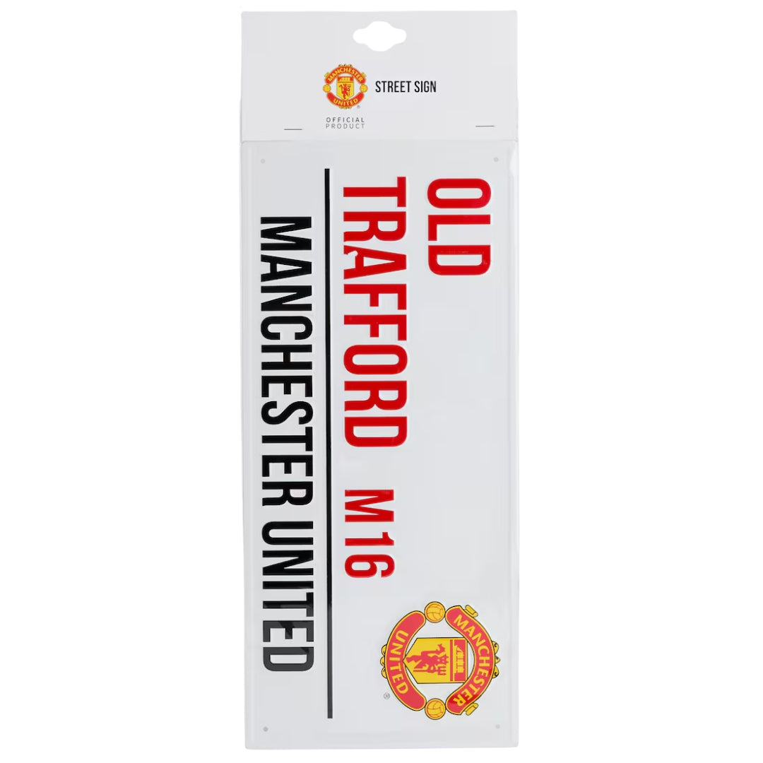 Manchester United FC Street Sign