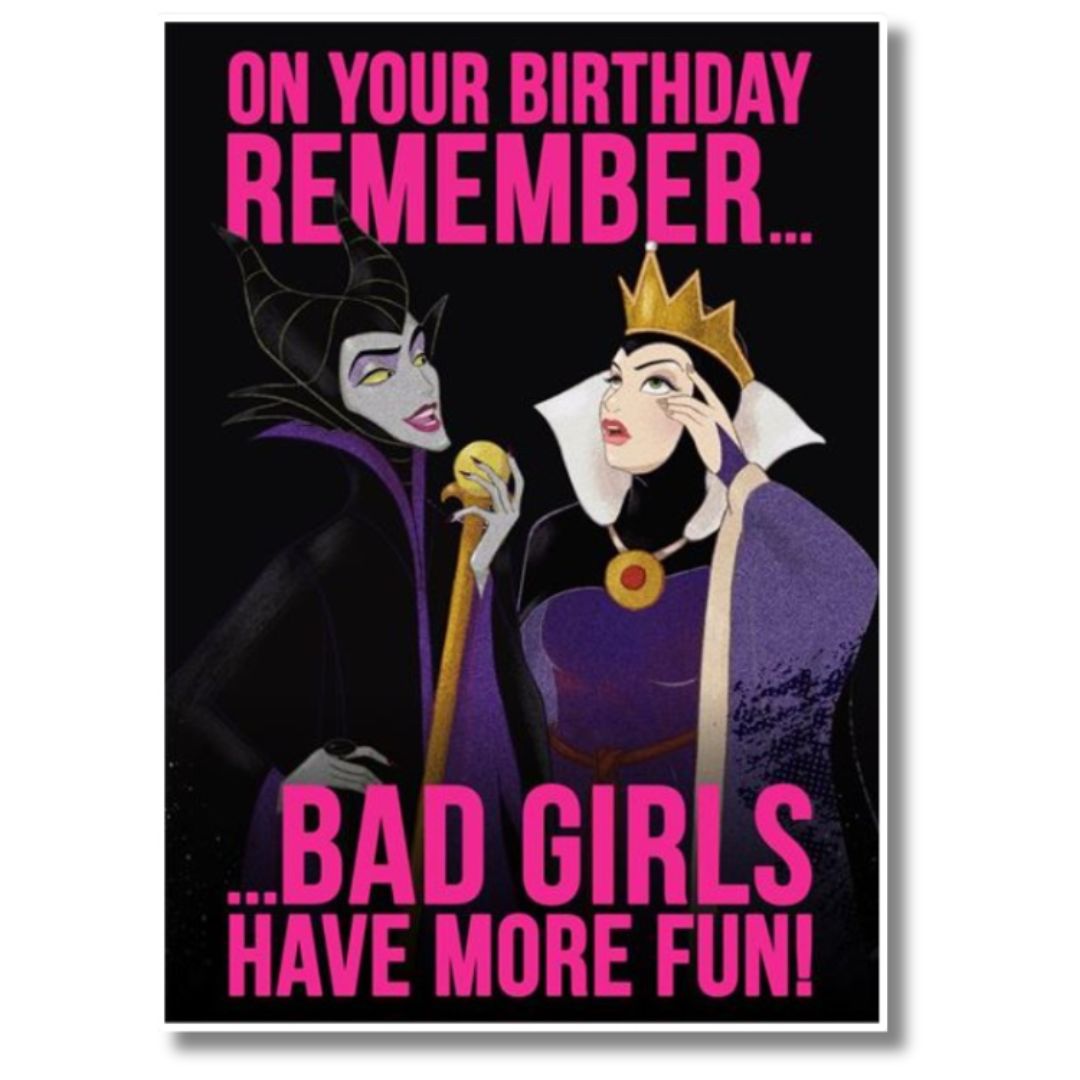 Maleficent Snow White Greeting Card