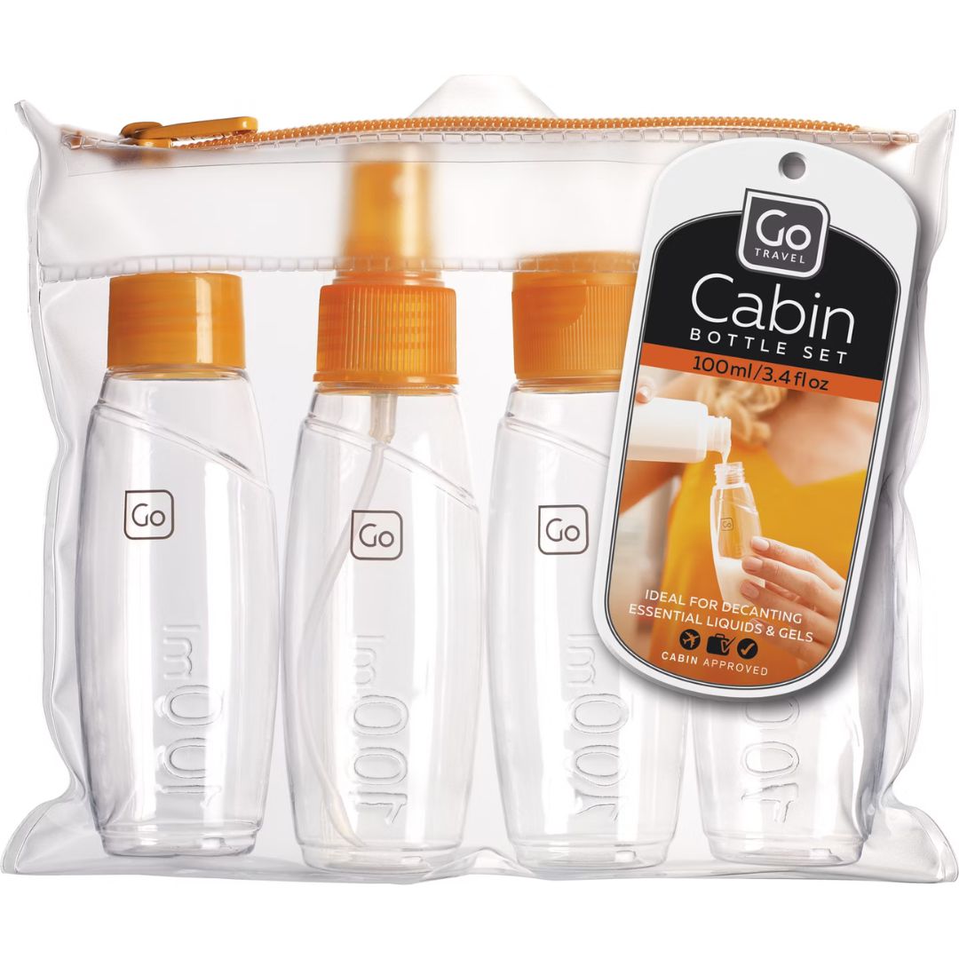 Go Travel Cabin Bottle Set Of 4pcs 100ml