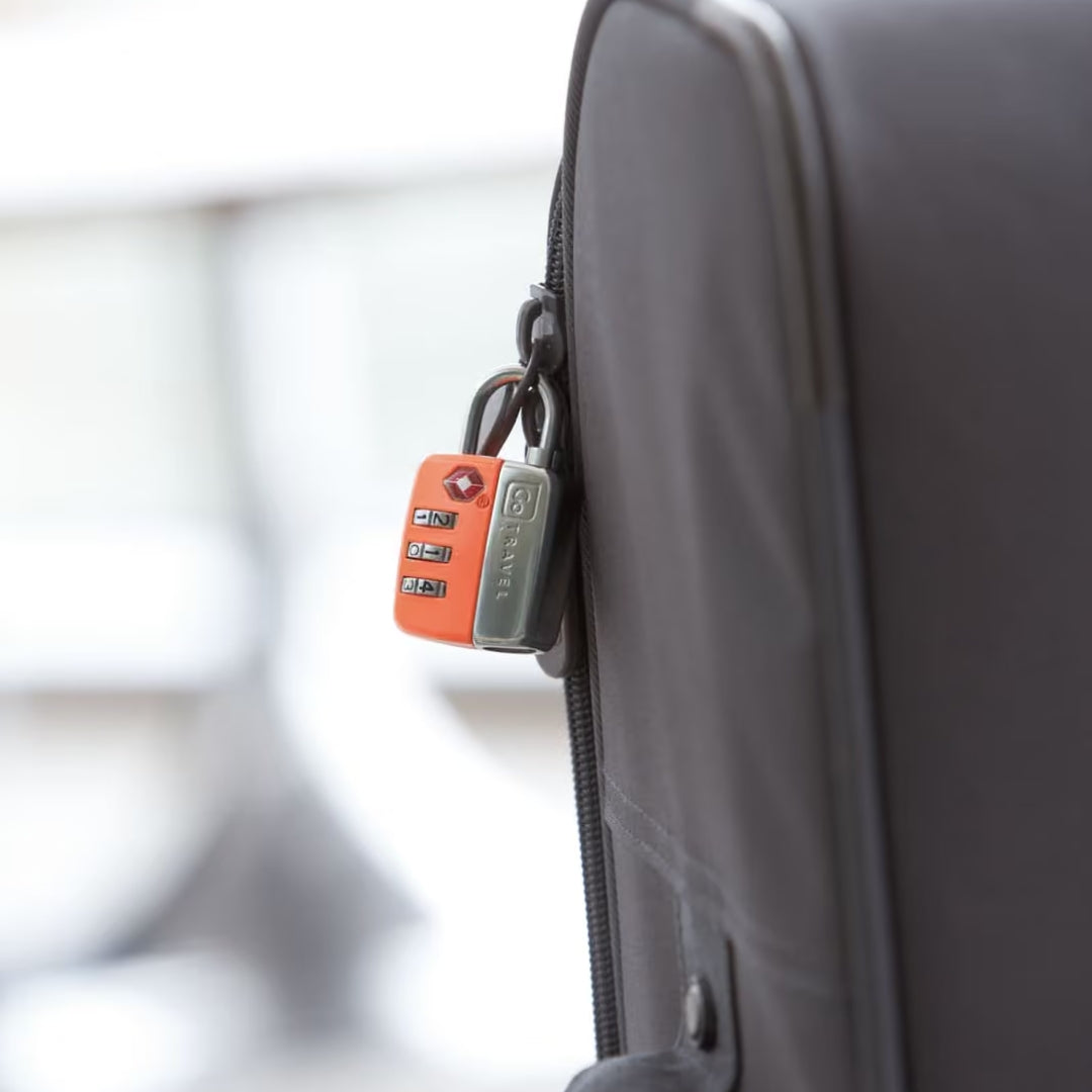 Go Travel - Combi Twin Padlocks A Pack Of 2pcs - Orange