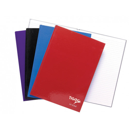 A4 Tiger Ruled Notebook Hardbound x 1pc Assortment